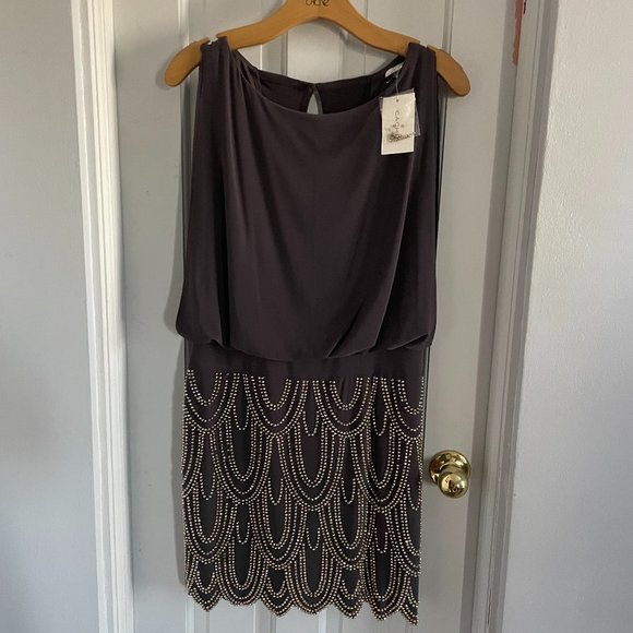 NWT Cache Dress with Beading - Picture 1 of 5